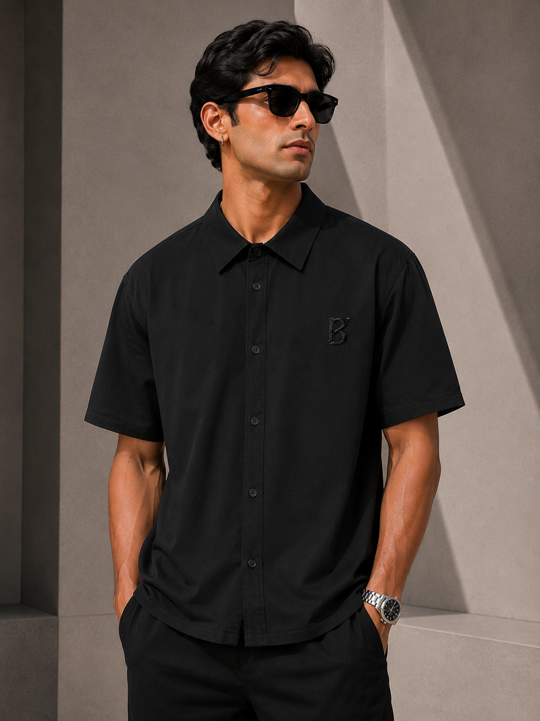 The Minimalistic Embroidered Overshirt