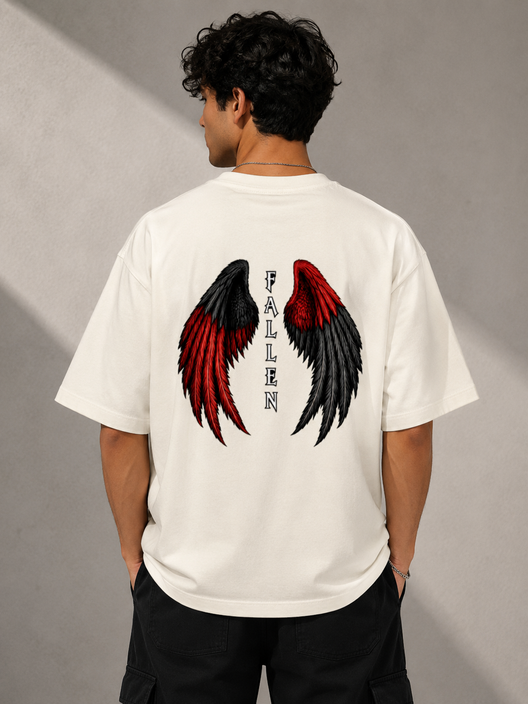 FALLEN - Unisex Terry Oversized Tee