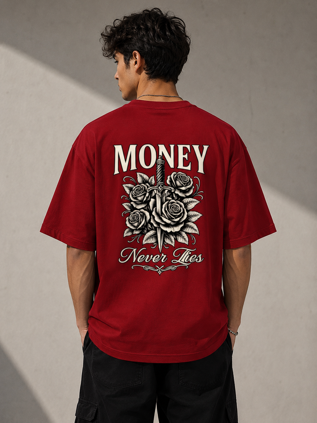 Money Never Lies - Unisex Terry Oversized Tee