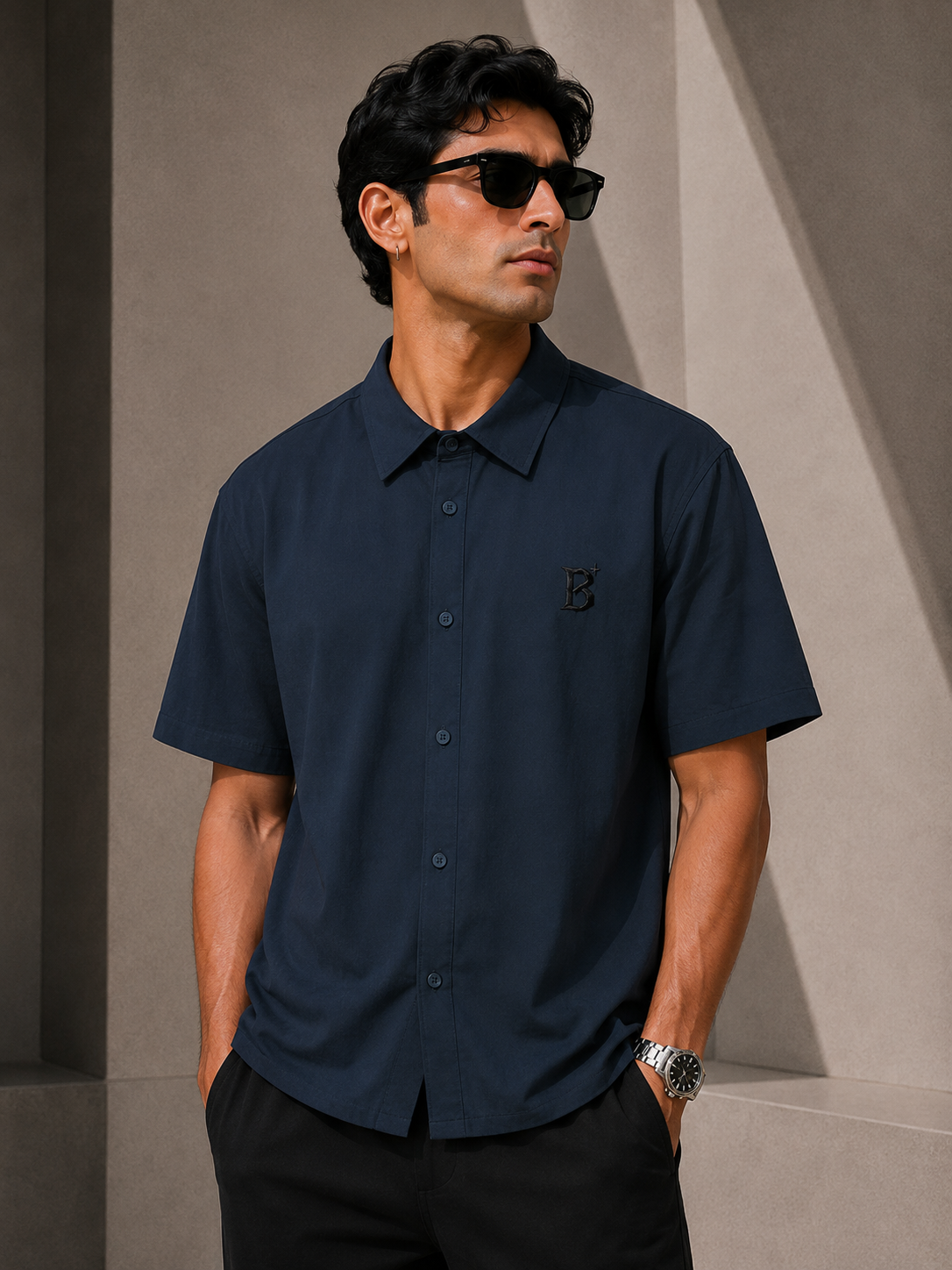 The Minimalistic Embroidered Overshirt