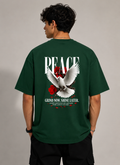 PEACE - Unisex Terry Oversized Tee