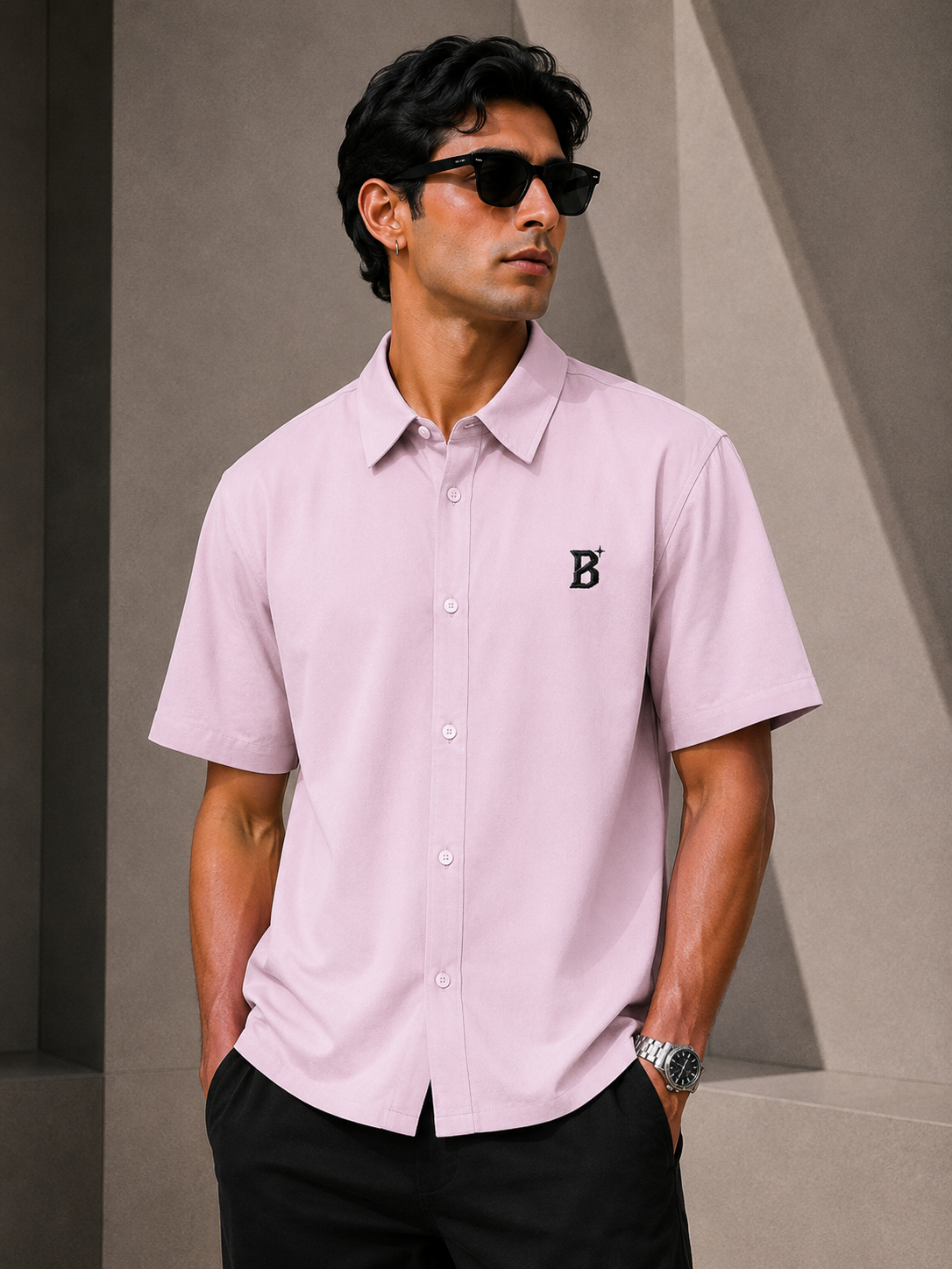 The Minimalistic Embroidered Overshirt