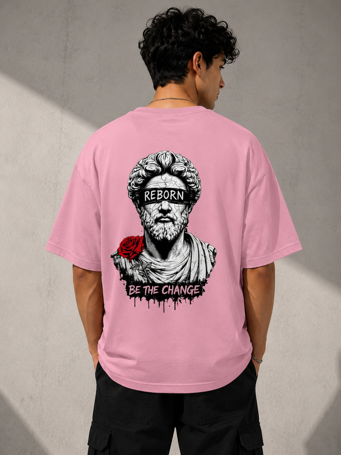 BE THE CHANGE - Unisex Terry Oversized Tee