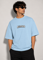 BLESSED - Unisex Terry Oversized Tee