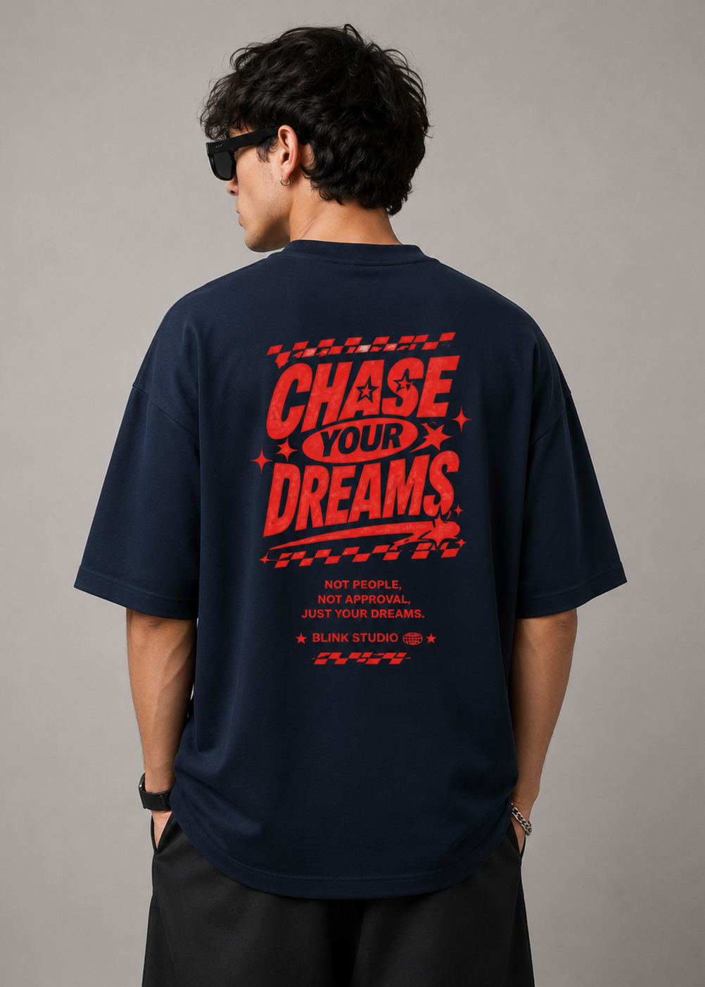 CHASE - Unisex Terry Oversized Tee