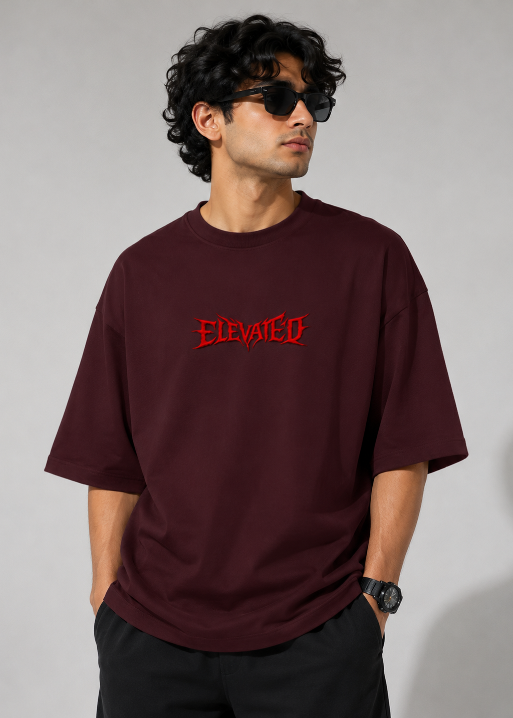 ELEVATED - Unisex Terry Oversized Tee