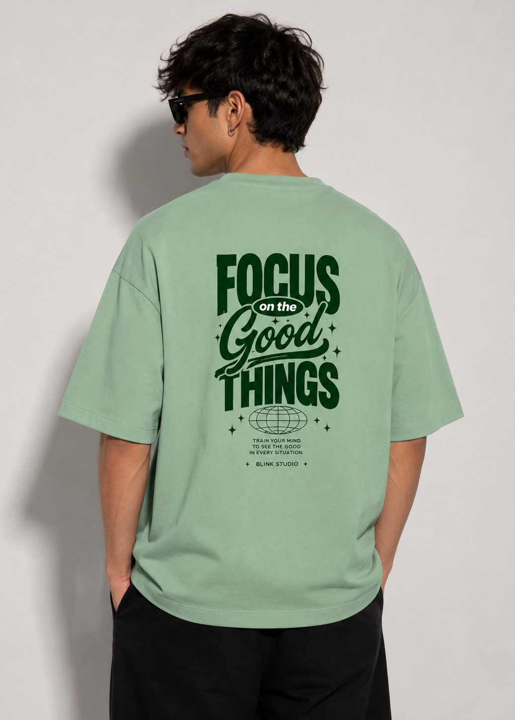 FOCUS - Unisex Terry Oversized Tee