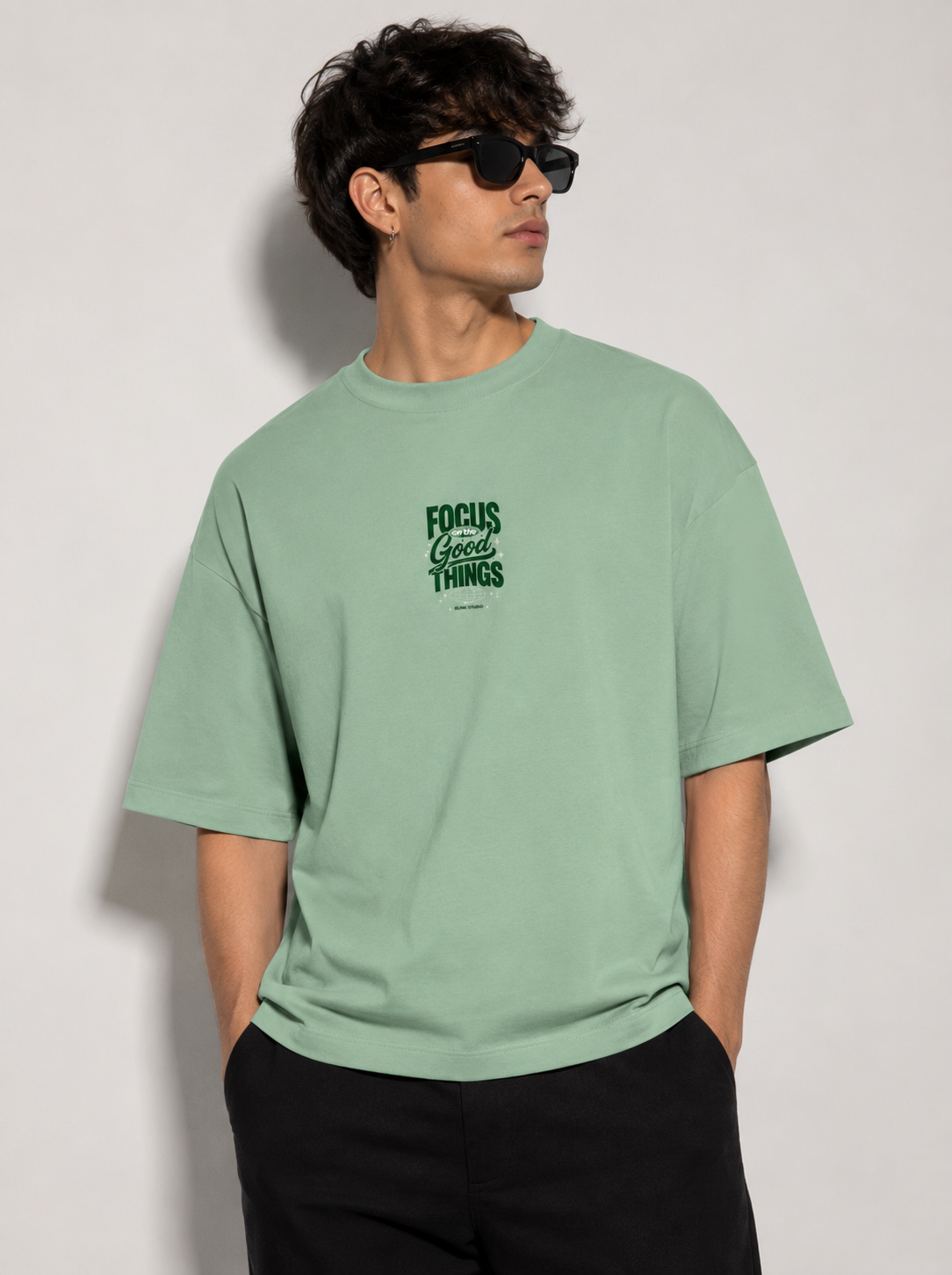 FOCUS - Unisex Terry Oversized Tee