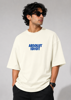 ABSOLUT IDIOT - Unisex Terry Oversized Tee